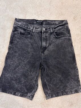 Primitive Black Washed Denim Jean Shorts